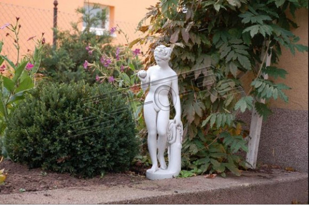 Garten Dekoration Frau 61cm Terrasse Stein Figuren Figur Deko