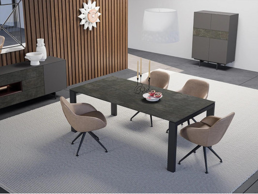 Luxus Esszimmer Essgruppe Esstisch 4x Stühle Design Modern Einrichtung Neu
