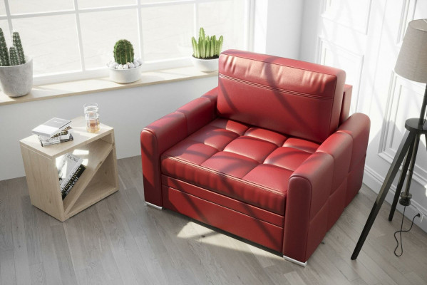 Luxus Fernseh Relax Chesterfield Club Sessel Lounge 1 Sitzer Stoff