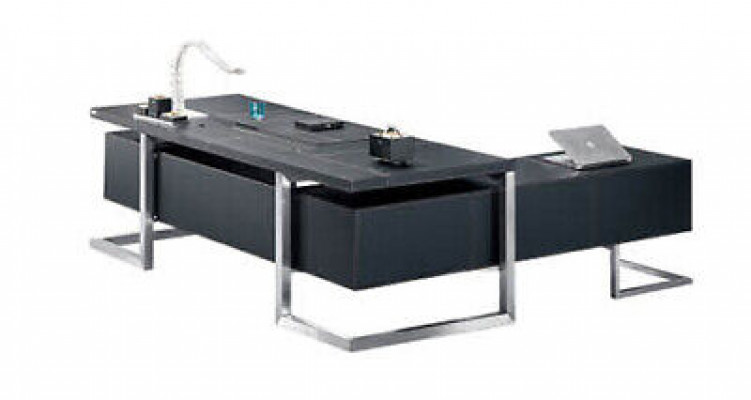 Luxus Möbel 2tlg Büro Set Eckschreibtisch Aktenschrank Schränke Einrichtung Neu