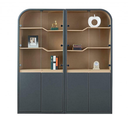 Aktenschrank Regal Praxis Kanzlei Schrank Vitrine - Luxus Möbel Deko Büro
