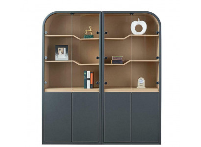 Aktenschrank Regal Praxis Kanzlei Schrank Vitrine - Luxus Möbel Deko Büro