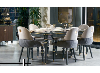 Esszimmer Set Ess Gruppe Holz Tisch Tische Komplett 7tlg Set Esstisch 6x Stühle