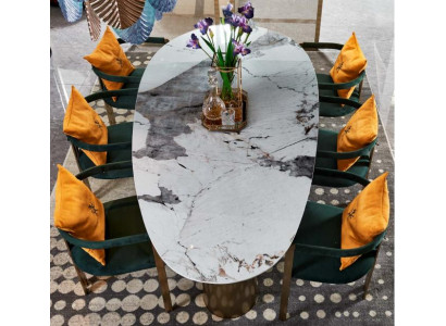 Esstisch Marmor Edelstahl Neu Kreative Modern Design Möbel Luxus