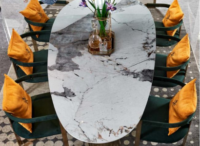 Esstisch Marmor Edelstahl Neu Kreative Modern Design Möbel Luxus