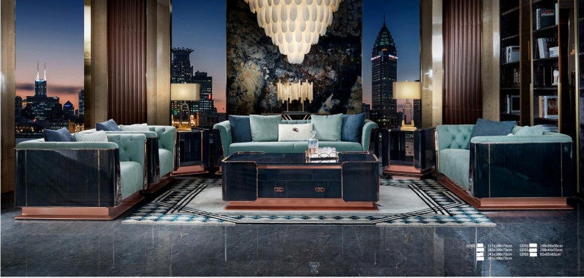 Couchtisch Holz Braun Edle Tische Modern Design Möbel Luxus Wohnzimmer