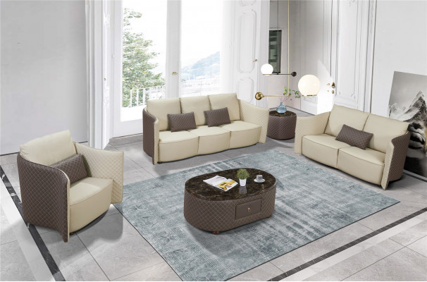Sofagarnitur 3+2+1 Sitzer Set Sofa Design Polster Modern Couchen Couch