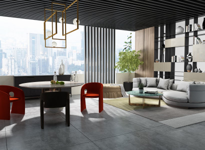 Sofa 4 Sitzer Stoffsofas Luxus Design Couch Rund Luxus Polster Viersitzer xxl