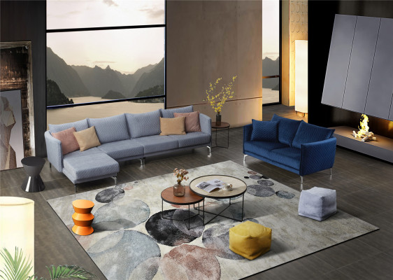 Moderne Sofa Eckgarnitur L Form Polster Sitz Ecke Couch Garnitur Textil