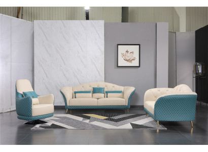 Sofagarnitur 3+2+1 Sitzer Sofa Sitz Couch Moderne Polster Garnitur Couchen
