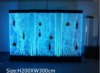 Wasser Wand Bar Theke Regal Led Wassersäule Restaurant Dekoration