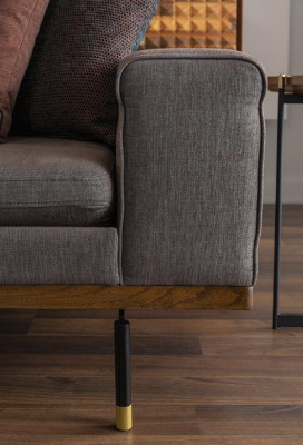 Gruppe Sofagarnitur 331 Sitzer Stoffsofa Sofa Sofas Stoff Sessel Grau