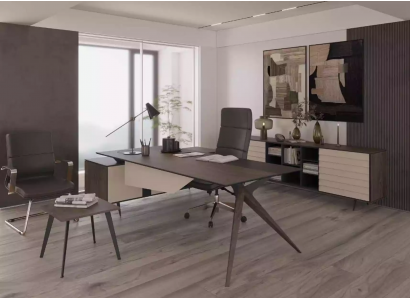 Büro Set Luxus Möbel Eckschreibtisch Couchtisch Sideboard Set 3tlg Modern
