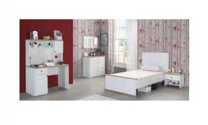 Modern Schreibtisch Holz Schlafzimmer Jugend Kinder Zimmer Weiß Möbel Design Neu