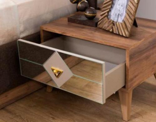 Nachttisch Design Konsole Beistell Tische Schlaf Zimmer Holz Luxus Konsolen Neu
