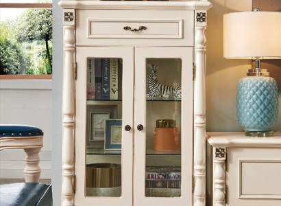 Schrank Kommode Vitrine Kolonial Stil Möbel Sideboard Anrichte Schränke Holz Neu