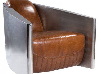 Vintage Ledersessel Braun Echtleder Retro Sessel Design Clubsessel