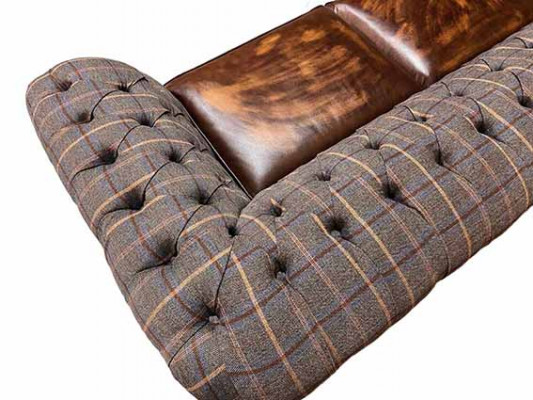 Wohnzimmer Modern Sofa 3 Sitzer Design Stil Möbel Chesterfield Sofas Grau Neu
