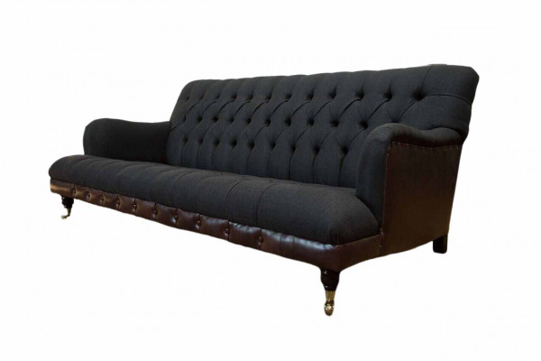 Dreisitzer Luxus Couch Polster Modern Sitz Sofas Zimmer Möbel Stoff Neu