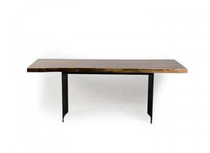Luxus Tisch Braun Edelstahl Design Esstische Holz Modern Esstisch Neu