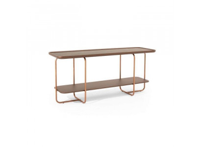 Modern Konsolentisch Gold Farbe mit Porzellan Arbeitsplatte Stilvoll