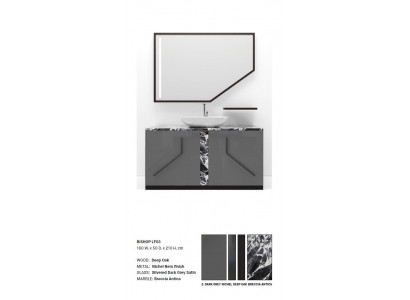 Grau Badezimmerschrank Badezimmermöbel Regal Badezimmerschrank Holzregale Möbel
