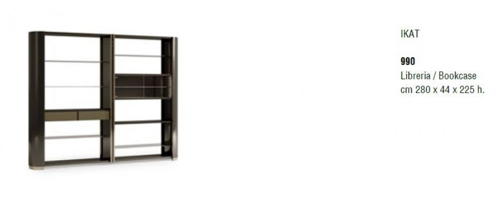 Wohnzimmer Schrank Bücherregal Holz Büroschrank Regal Schränke Vitrine Italien