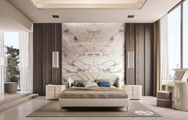 Schminktisch mit Spiegel Schlafzimmer Möbel Design Nachttisch Hocker 2tlg. Neu