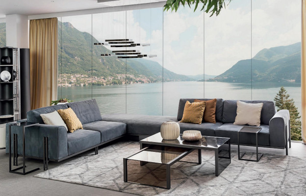 Couchtisch Glas Holz Wohnzimmertisch Großes Sofa Tisch Möbel Tische Einrichtung