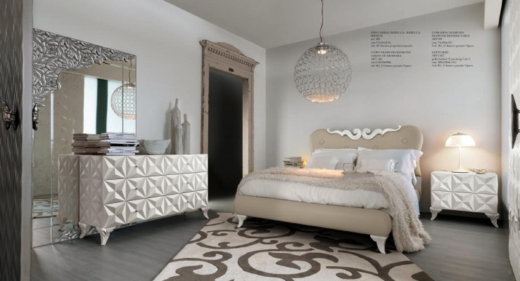 Wandspiegel Klassisches Holz Rechteckig Spiegel Design Silber Schlafzimmer Neu