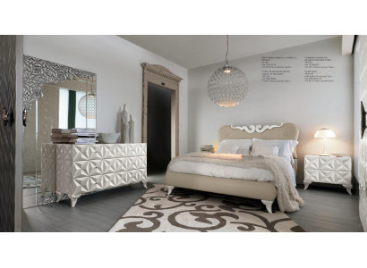 Wandspiegel Klassisches Holz Rechteckig Spiegel Design Silber Schlafzimmer Neu