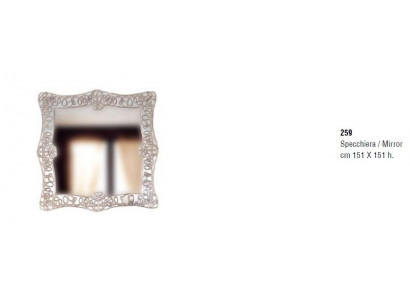 Italienische Klassischer Designer Spiegel Möbel Wandspiegel Holz Gold Möbel Neu