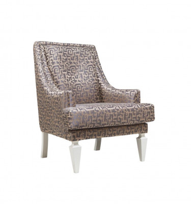 Brauner Wohnzimmer Polstersessel Designer Hotel Einsitzer Lounge Möbel