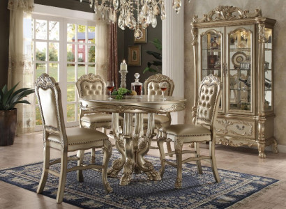 Runder Esszimmer Rund Tisch Holz Tische Runde Klassische Barock Rokoko Möbel Neu