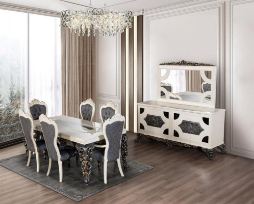 Klassischer Stuhl 1x Esszimmer Lehn Sessel Lounge Club mit Armlehnen Luxus Neu