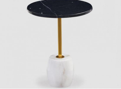 Luxuriöser Marmor Tisch Wohnzimmer Möbel Rundes Design Couchtisch Stil