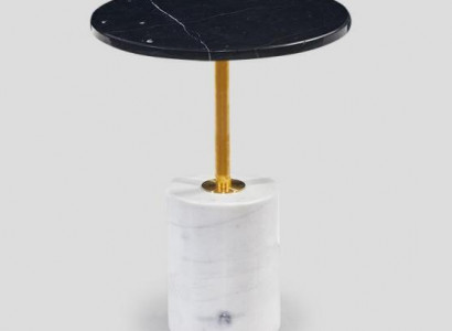 Schwarzer Runder Beistelltisch Luxus Tisch Rund Wohnzimmer Couchtische