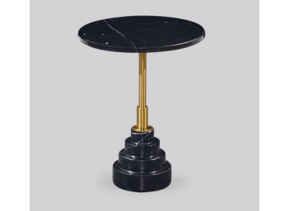 Beistell Tische Wohnzimmer Rund Modern Schwarz Couchtisch Luxus Marmor Tisch
