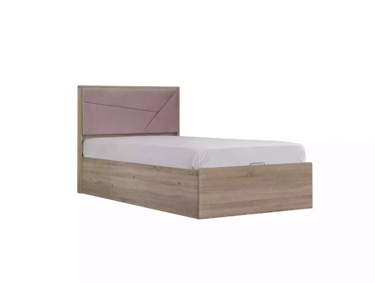 Kinderbett Bett Bettrahmen Holz Rosa Kinderzimmer Bettkasten Modern