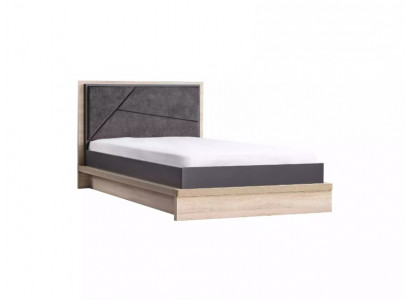 Bettrahmen Kinderbett Jugendliche Bett Holz Grau Kinderzimmer Modern
