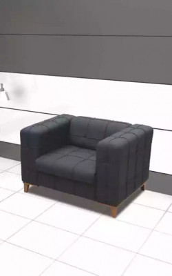 Polster Sitzgruppe Sofas Luxus Couchgarnitur Dreisitzer Sessel Textil