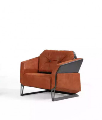 Moderne Sofagarnitur Arbeitszimmermöbel Dreisitzer Büro Sessel Textil 