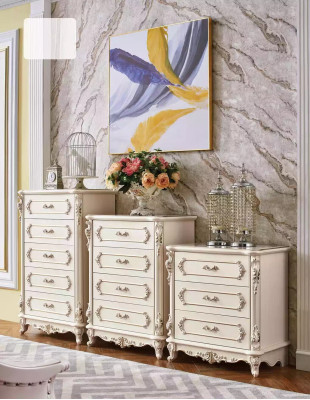 Set 2er Luxus Kommoden im Wohnzimmer klassische Wohnzimmer Möbel Neu