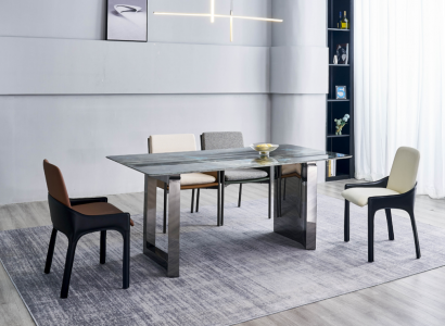 Esszimmer Designer Set 6x Stühle Esszimmergarnitur Essgruppe 7tlg Set
