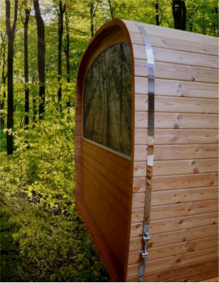 Holzsauna Außensauna Holz Kiefernholz Saunahaus Sauna Häuschen Haus