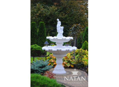 Zierbrunnen Springbrunnen Figur Brunnen Dekoration Garten Fontaine Teich197cm