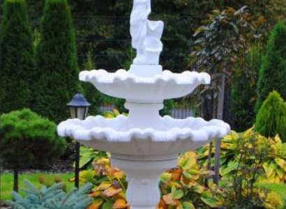 Zierbrunnen Springbrunnen Figur Brunnen Dekoration Garten Fontaine Teich197cm