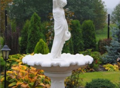 Zierbrunnen Springbrunnen Figur 239cm Brunnen Dekoration Garten Fontaine Teich