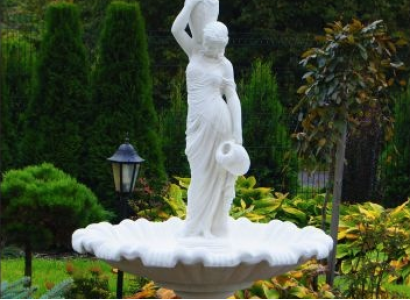Zierbrunnen Springbrunnen Brunnen Garten Dekoration Fontaine Teich Wasser ALLENA
