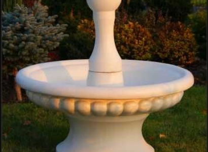 Zierbrunnen Springbrunnen Skulptur Brunnen Deko Garten Fontaine Teich 129cm Neu